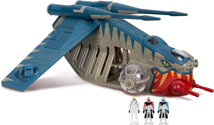 Star Wars Micro Galaxy Squadron Havoc Marauder (Rescue Mission) - 7-Inch Vehicle with Battle Damage and Two 1-Inch Micro Figure Accessories