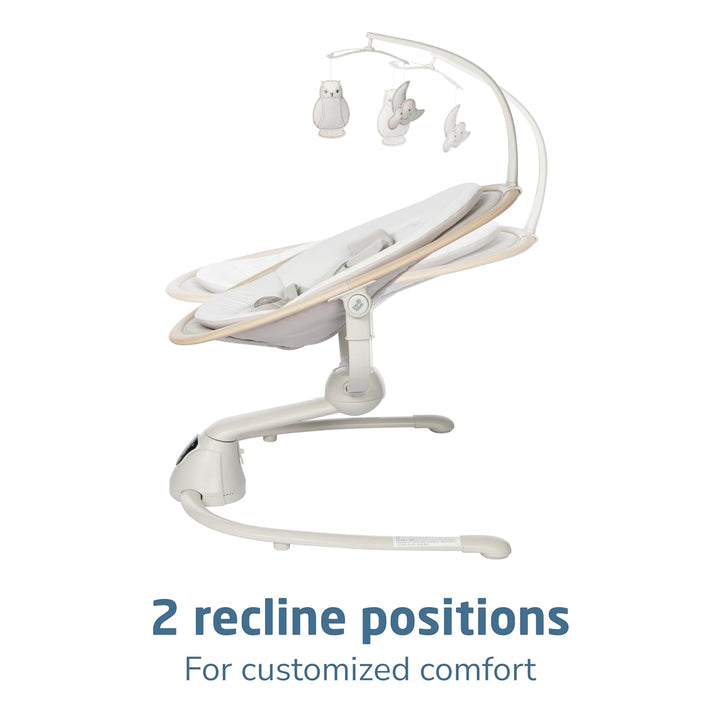 Cassia Baby Swings for Infants: Smart Portable Baby Swing with Music, Lightweight & Foldable Baby Swing, 360 Rotation Infant Swing, Classic Oat