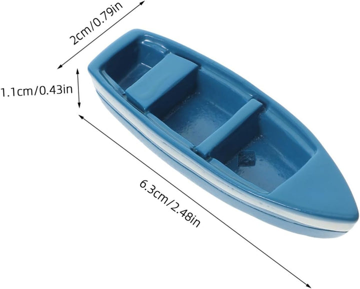 10Pcs Miniature Yacht Decor High Detail Boat for Fairy Garden Coastal Home Decor Accessories for Nautical Microlandscape Display