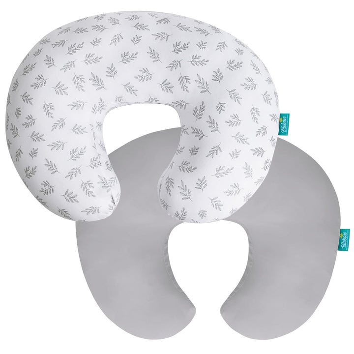 Nursing Pillow Cover 2 Pack for Breastfeeding Pillow, Ultra Soft and Cozy Nursing Slipcovers, Snug Fits for Boppy, Perfect Choice for Mom