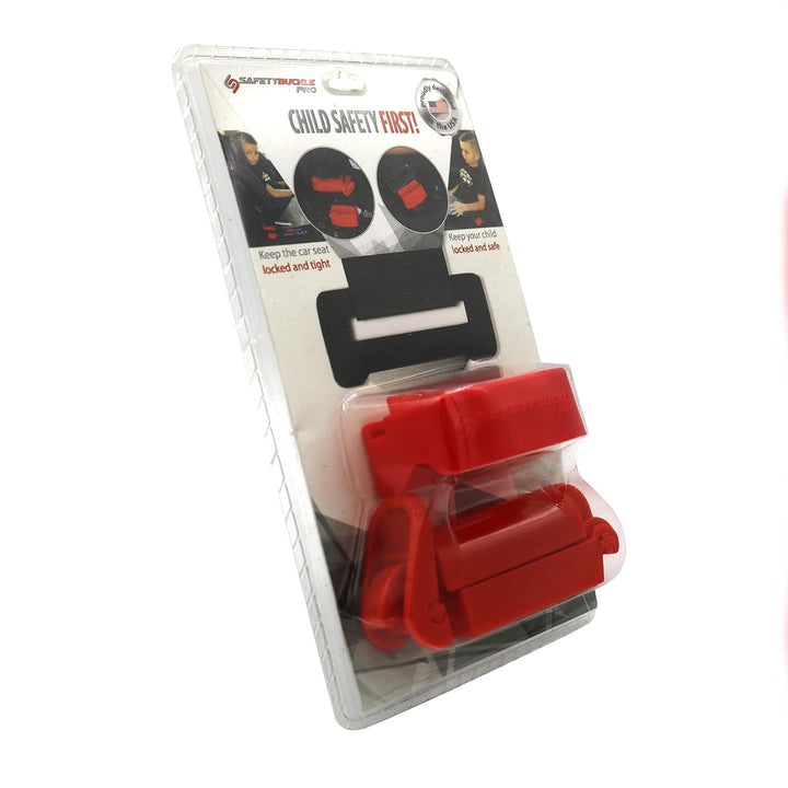 Safety Buckle Pro Seatbelt Lock and Seat Belt Clips - Keep Children in Car Seat Locked and Tight – Stop Kids with Special Needs from Unbuckle - Strong ABS Plastic Buckle Guard – Universal Fit