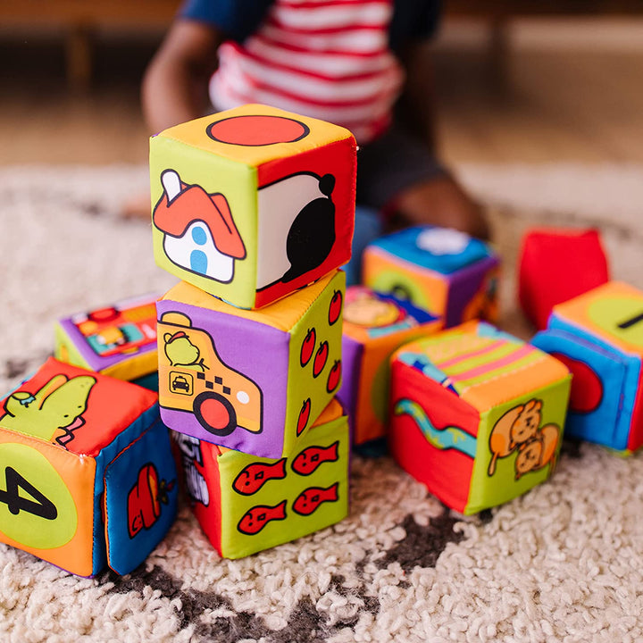 K'S Kids Match and Build Soft Blocks Set