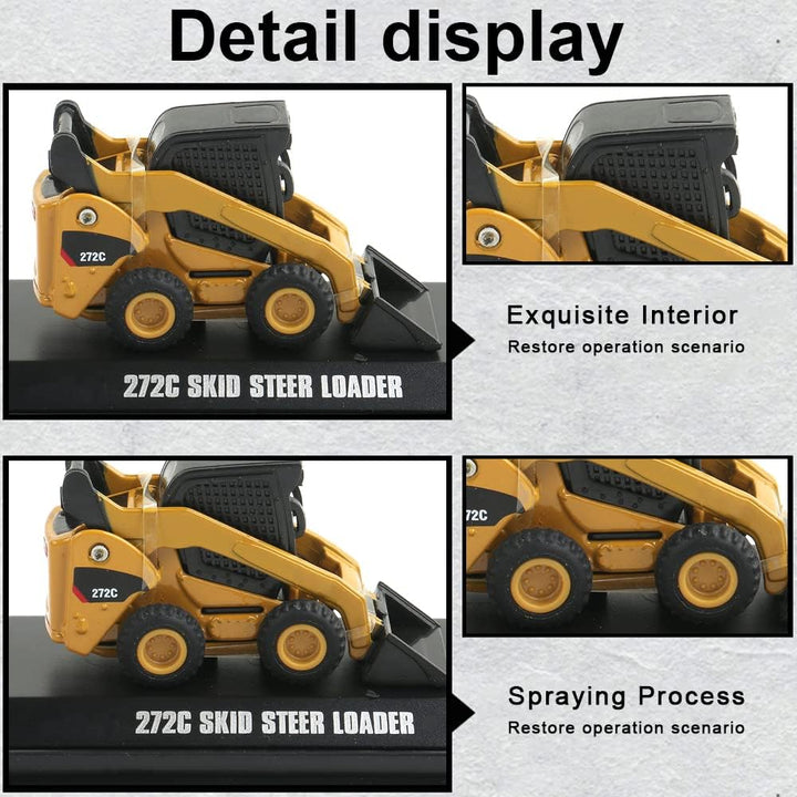 1:160 N Scale Alloy Construction Vehicles - 1 Pcs, Die Cast Mini Construction Truck Toys, Engineering Vehicle Model for N Scale Railroad, Train Set, Collection, Age 8+