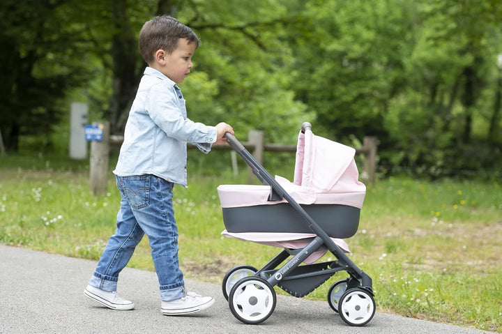 - Bébé Confort - Stroller + Pushchair 3 in 1 - for Babies and Dolls - Quiet and Multidirectional Wheels - Basket Of