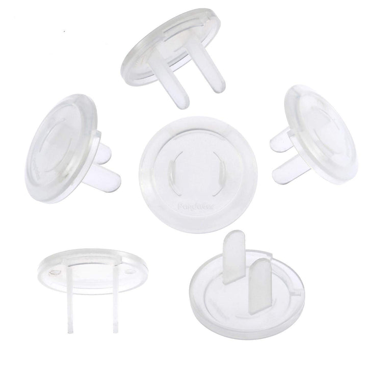 Outlet Plug Covers(52 Pack) Clear Child Proof Electrical Protector Safety Caps with Adult Easy Release Concave Design