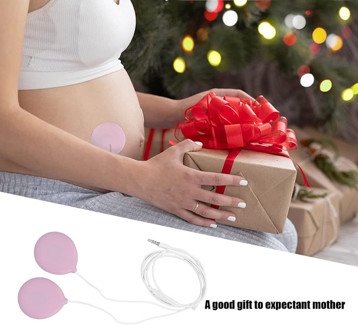 Headphones for Pregnant, Baby Bump Headphones Earphones Music Play Prenatal Belly Speakers Pregnancy Women