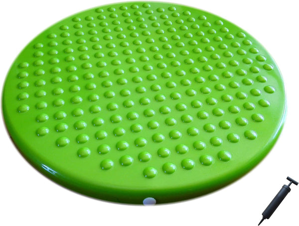 Jr. Inflatable Seat Cushion with Pump, 31Cm/12In Diameter, Sensory Wiggle Seat for Kids