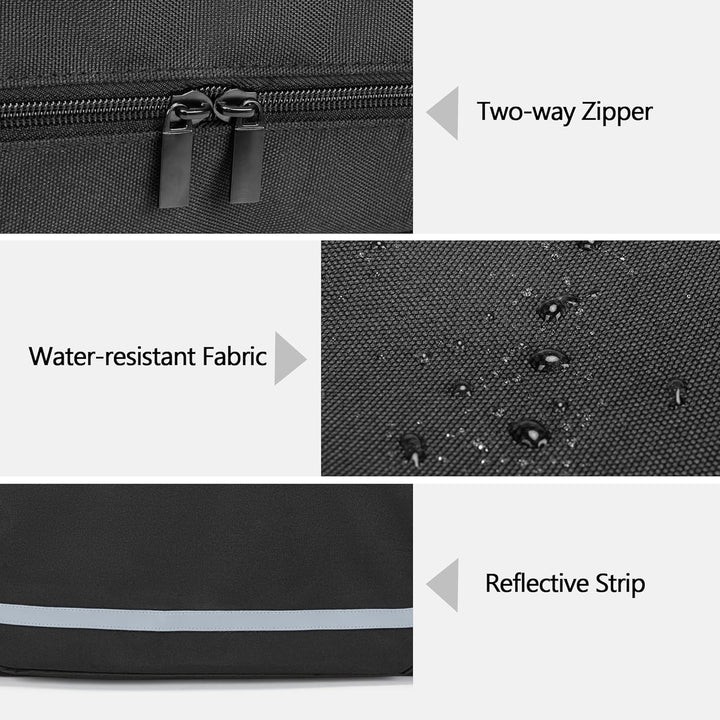 Baby Bouncer Transport Bag, Bouncer Carrier Compatible with Baby Bjorn Bouncer Balance Soft and Bouncer Bliss, Double Zipped Travel Bag with Shoulder Pad, Black