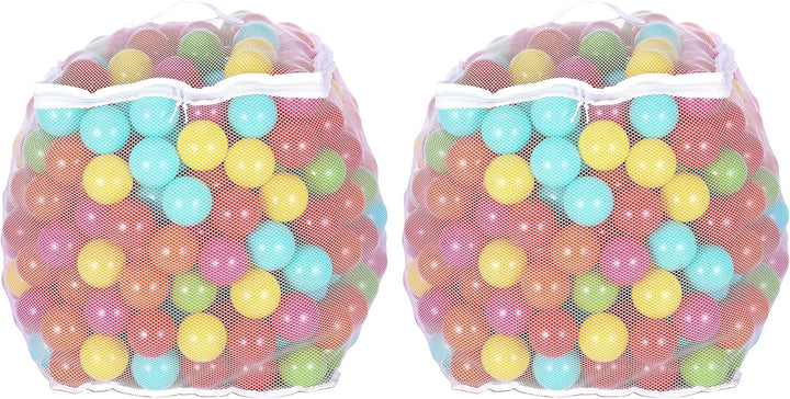 Play Pit Balls, Kids Plastic Toy Balls for Playpen, Bounce House, or Pool