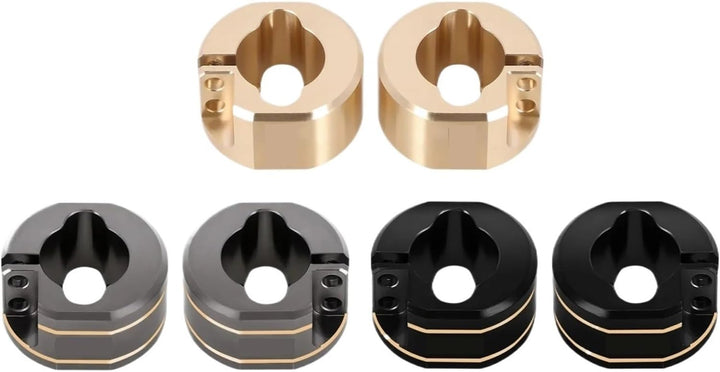 For INJORA 14G/ Pcs Brass for Rear Axle Counterweights for 1/18 for RC for Crawler for TRX4M (4M-30)(Titanium)