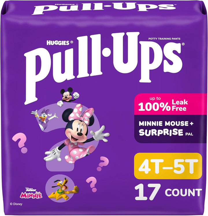 Girls' Potty Training Pants, Size 3T-4T Training Underwear (32-40 Lbs), 112 Count (4 Packs of 28)