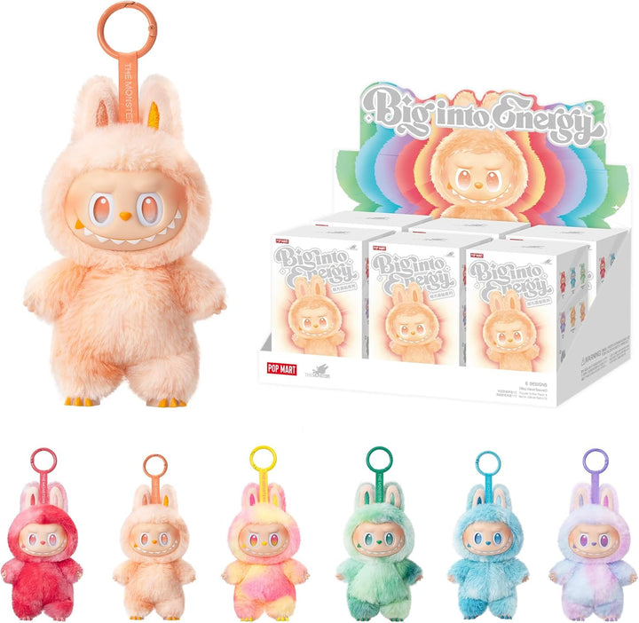 the Monsters Big into Energy Series-Vinyl Plush Pendant Blind Box, Blind Box Figures, Random Design Action Figures Collectible Toys Home Decorations, Single Box