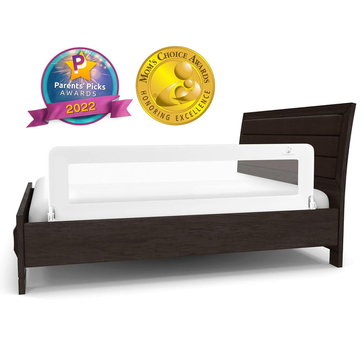 1-Pack Bed Rail for Toddlers 55.5" L X 19.5" H | Toddler Bed Rails for Twin, Full, Queen & King Mattress Size | Swing down Rail Guard | Mattress Side Rail for Kids | Gray