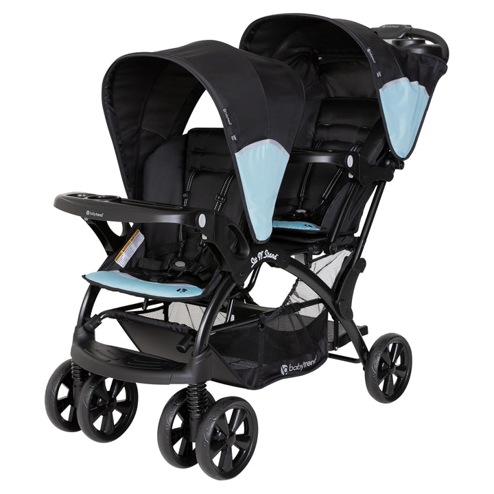 Sit N' Stand® Double 2.0 Stroller, Madrid Black