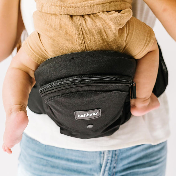 the Original Premium Quality Hip Seat Carrier – Safety-Certified Baby & Toddler Carrier with Secure Safety Buckles, No-Flimsy-Foam Design, Storage Pockets & Nursing Pillow. 0–3 Yrs