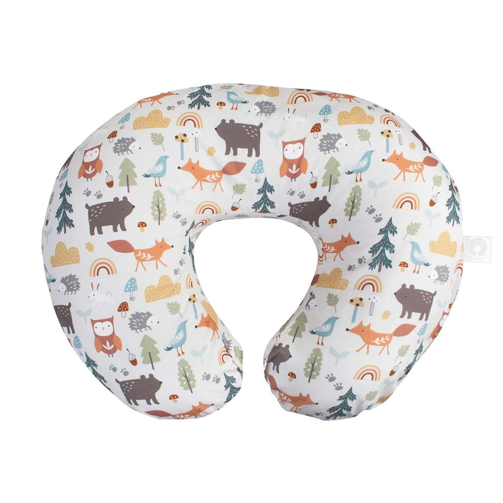 Nursing Pillow Cover, Colorful Wildlife, Cotton Blend, Fits the Original Support for Breastfeeding, Bottle Feeding, and Bonding, Cover Only, Sold Separately