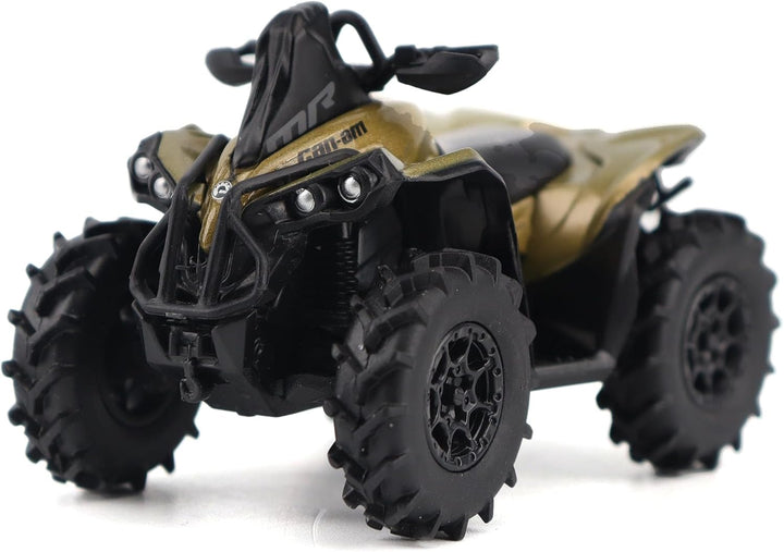 BRP Bombardier Models 1:32 Scale Diecast Replica Can-Am Renegade X Mr 1000R, Liquid Titanium & Magma Red | Item 60010