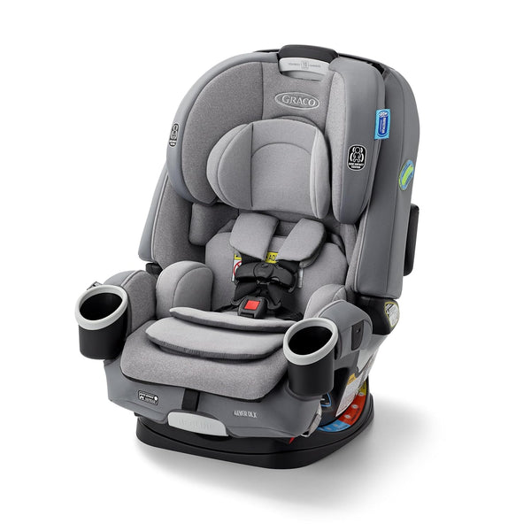 4Ever DLX 4-In-1 Car Seat, Charlie | Infant to Toddler Car Seat, with 10 Years of Use | Rear-Facing, Forward-Facing and Booster Modes | Safe, Comfortable and Convenient