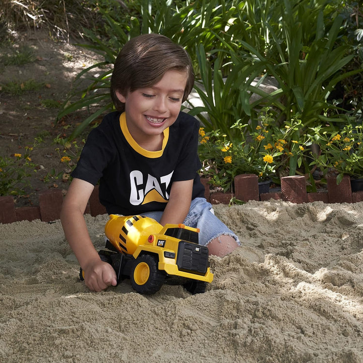 Construction Toys,  Construction 11.5" Power Haulers Cement Mixer, Realistic Lights & Sounds, Motion Drive Technology, Working Features, and Interactive Play for Ages 3+
