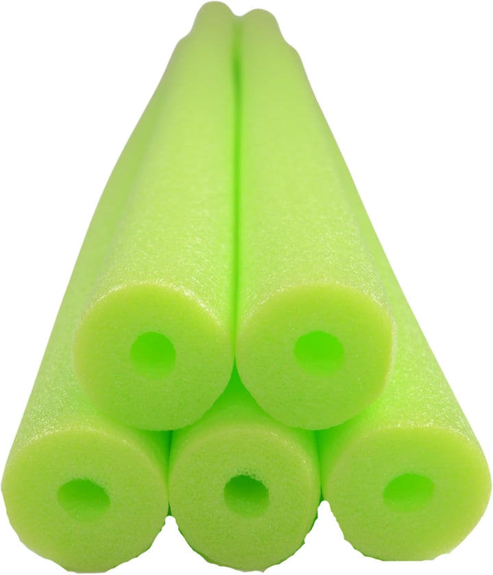 Pool Noodles,  5 Pack of 52 Inch Hollow Foam Swim Noodles, Bright Foam Noodles for Swimming, Floating and Craft Projects