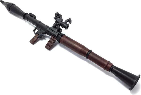 1/6 Scale RPG-7 Rocket Propelled Grenade Launcher Anti-Tank Bazooka Russian Army Fit for 12" Action Figure (Mini Toy Gun 7" Long)