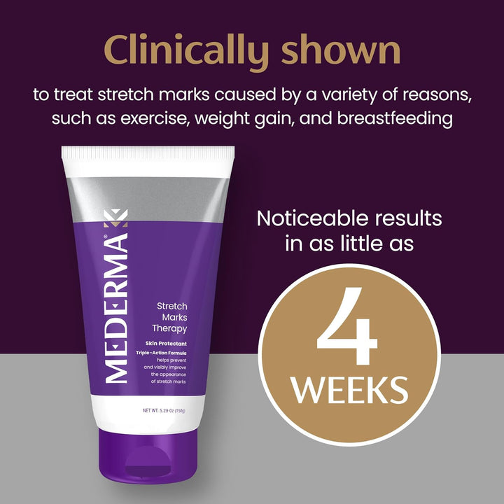 Stretch Marks Therapy, Helps Prevent and Treat Stretch Marks, Safe to Use When Pregnant, Pregnancy Skin Care, 5.29 Oz (150G)