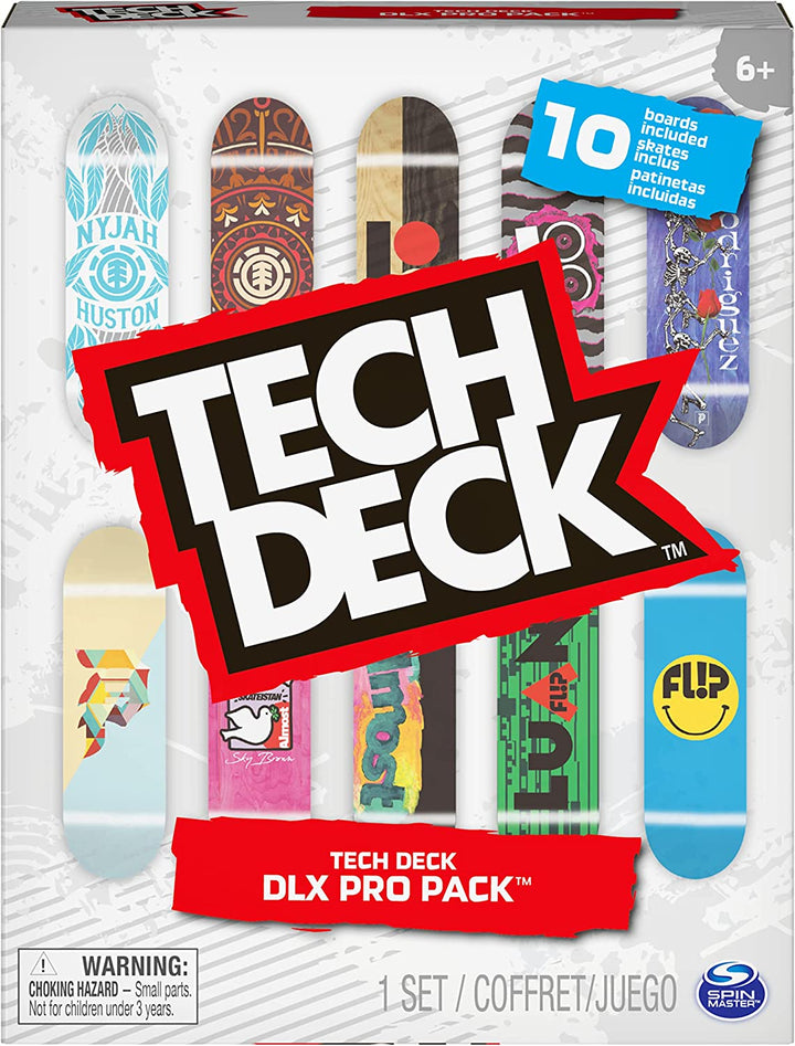 , DLX Pro 10-Pack of Collectible Fingerboards, for Skate Lovers, Kids Toy for Ages 6 and Up