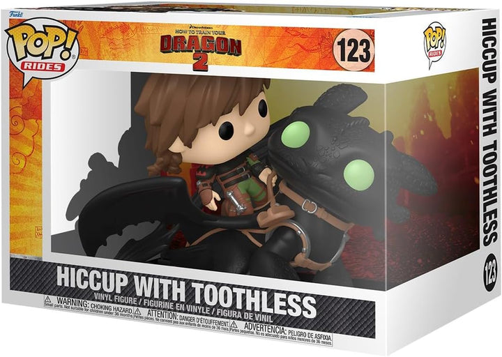 POP! Rides Deluxe: How to Train Your Dragon – Hiccup with Toothless - Collectable Vinyl Figure - Gift Idea - Official Merchandise - for Kids & Adults - Movies Fans