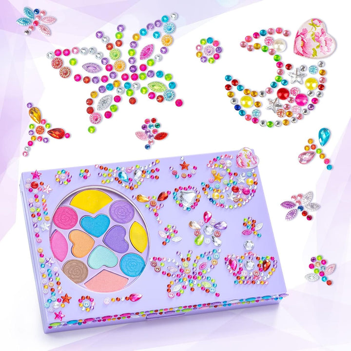 Kids Makeup Kit for Girl Real Washable Cosmetic Toy Beauty Set, Birthday Toys Gift for 3 4 5 6 7 8 9 10 Year Girls
