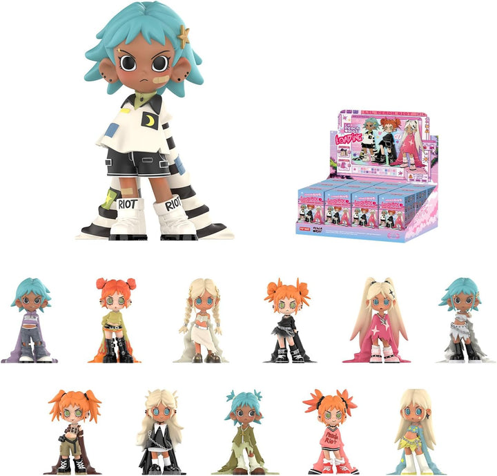 Lil Peach Riot Loading Series Figures, Blind Box Figures, Random Design Action Figures Collectible Toys Home Decorations, Holiday Birthday Gifts, Single Box