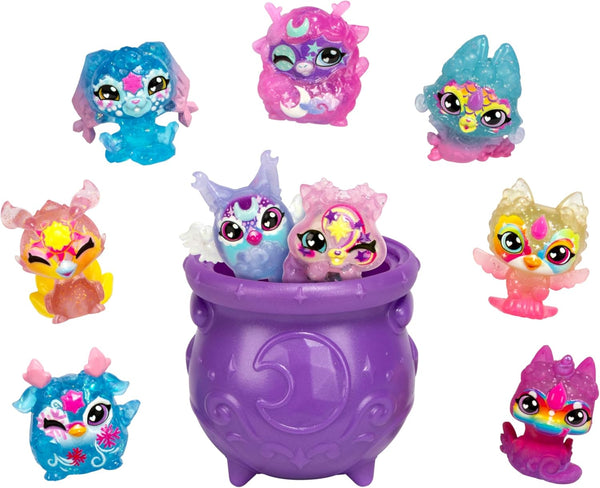 Minis Magic Shimmerverse Series Collector'S Pack, 9 Mini Mixies Included with Magical Fizz Cauldron Unboxing - 2 Hidden Minis