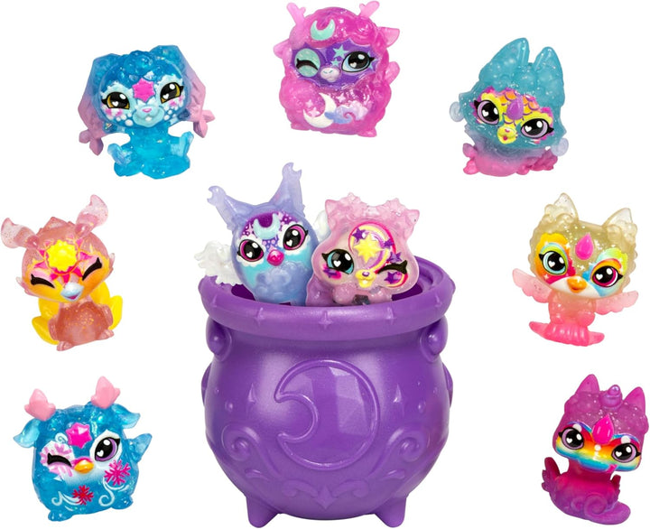 Minis Magic Shimmerverse Series Collector'S Pack, 9 Mini Mixies Included with Magical Fizz Cauldron Unboxing - 2 Hidden Minis