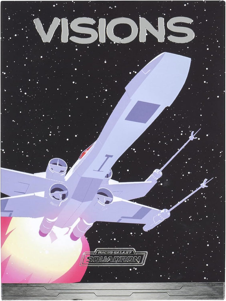 Star Wars Micro Galaxy Squadron Visions X-Wing - 5-Inch Vehicle with Two 1-Inch Micro Figure Accessories