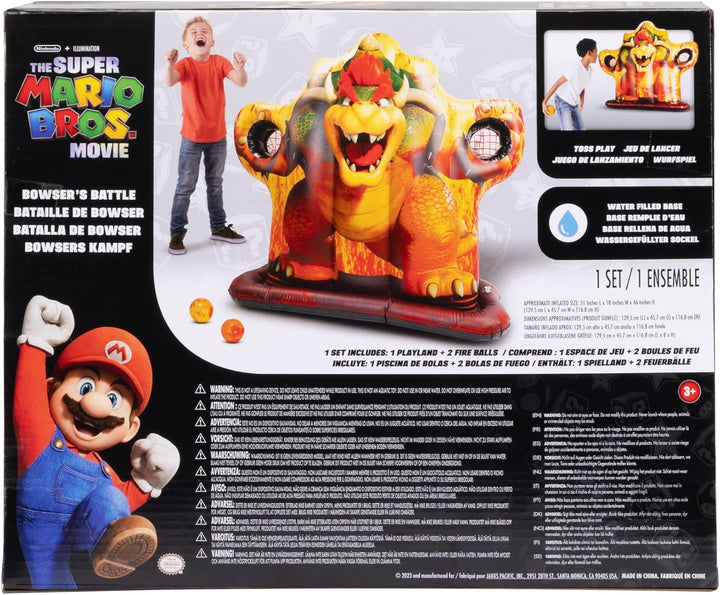 Bowser Inflatable Sports Game for Kids, Indoor Games or Outdoor Games for Kids and Adults, Approximate Inflated Size 51 Inches L X 18 Inches W X 46 Inches H