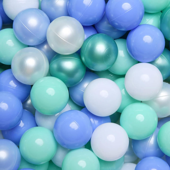Ball Pits Balls for Toddlers Pack of 50 100 200 Plastics Shape Ball Non-Phthalate Non-Bpa Non-Toxic 2.2-Inch Crush Proof Play Balls