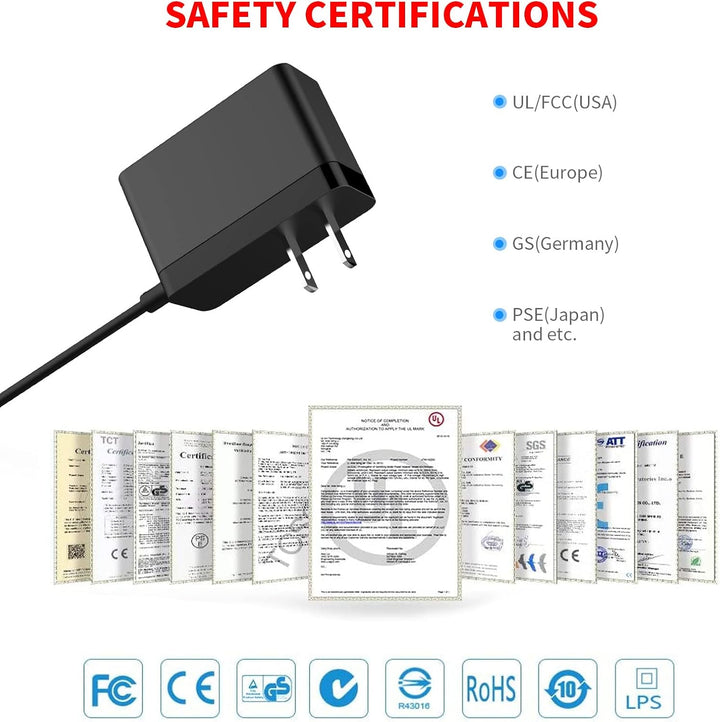 5V Power Cord Compatible with Graco Swing Simple Sway/Munchkin/Kmaier/Glider Lx/Glider Elite/Glider Premier/Glider Lite/Glider Petite Lx/Lxdregan Swing/Sweetpeace/Duetsoothe for SSA-5WVI-05