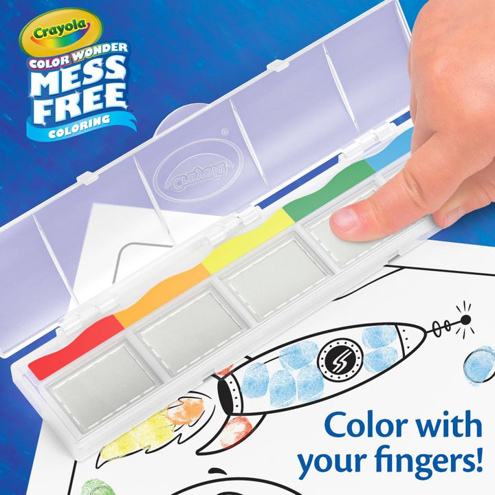 Color Wonder Mess Free Fingerprint Ink Painting Activity Set, Finger Painting Alternative, Toddler Coloring, Travel Activity, Gift for Toddlers