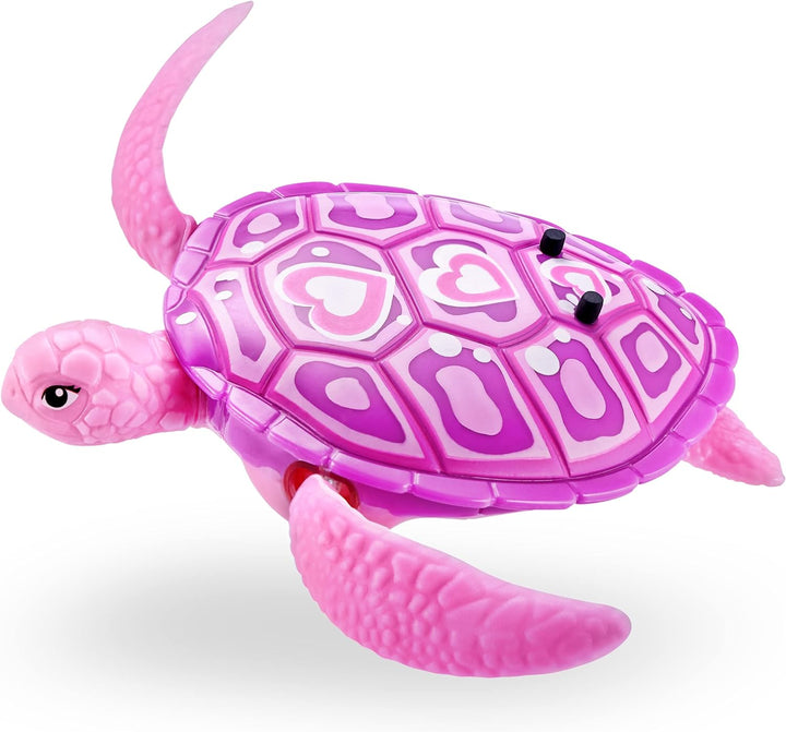 Robo Turtle Robotic Swimming Turtle (Green + Pink) by  Water Activated, Comes with Batteries, Exclusive (2 Pack)