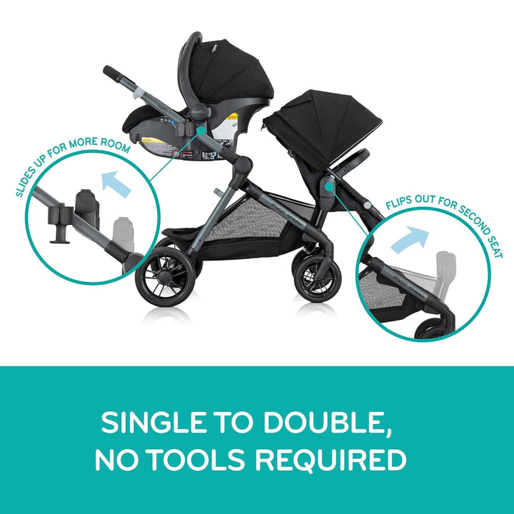 Pivot Xpand Modular Travel System with Litemax Infant Car Seat (Ayrshire Black)