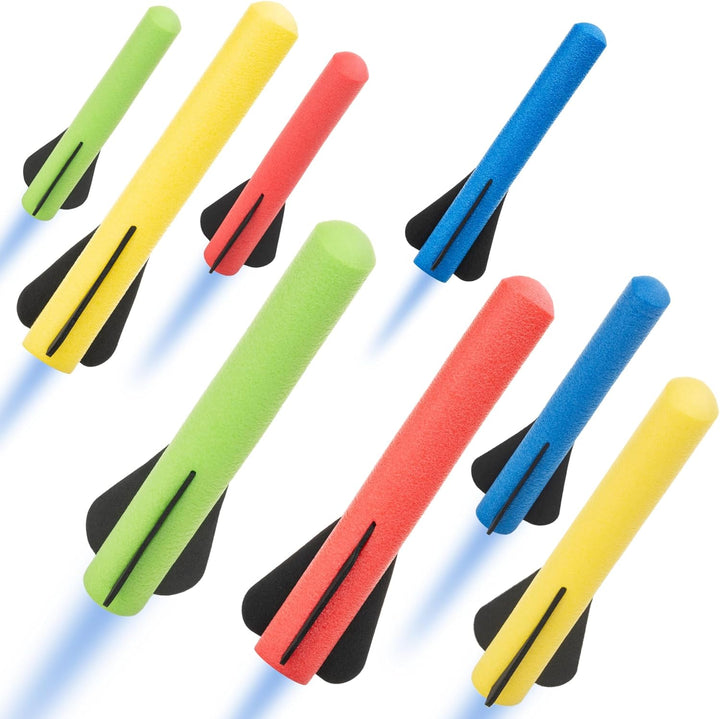 Ultra Rocket Refills, 6 Rockets - Replacement Foam-Tipped Rockets for Kids - Fun Backyard & Outdoor Kids Toys Gifts for Boys & Girls