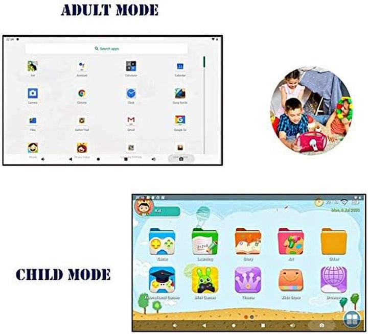 Kids Tablet 7 Inch Toddler Tablet for Kids 3-7 Wifi Android 32GB Kids Tablets Kids Learning Educational APP Pre-Installed Youtube Netflix Parental Control Kid-Proof Case