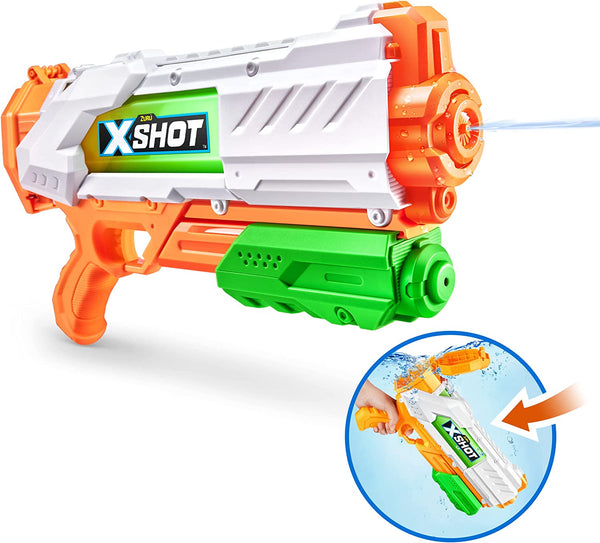 Fast-Fill Medium Water Blaster by , Watergun for Summer,  Water Toys, Squirt Gun Soaker (Fills with Water in Just 1 Second!) Big Water Toy for Children, Boys, Teen, Men (Medium)