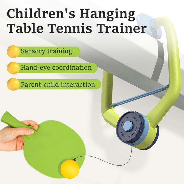 Door Ping Pong Game, Door Pong Game for Kids, Door Ping Pong Game over the Door, Adjustable Doorway Ping Pong Game Door Jam Ping Pong Trainer, Hanging Table Tennis with Racket and Balls