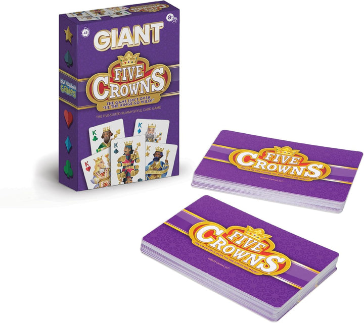 Five Crowns — the Game Isn'T over until the Kings Go Wild! — 5 Suited Rummy-Style Card Game — for Ages 8+