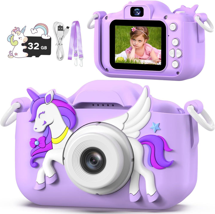 Children'S Camera Toys for Girls & Boys, 3-12 Years - 1080P HD Video Kids Digital Camera - Perfect for Christmas & Birthday Gifts