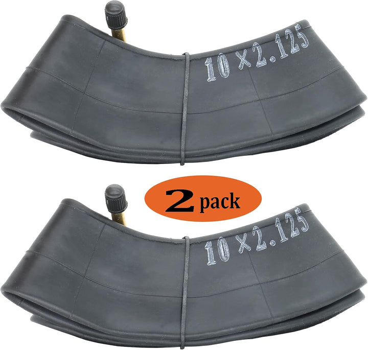 (2-Pack) 10X2.125 Inner Tube Replacement for Bike Schwinn Trike Roadster/Baby Stroller/Kids Bike/Kids Tricycle/Baby Jogger/3 Wheel Trikes 10X1.90 10X1.95 10X2 10X2.125 Inner Tube