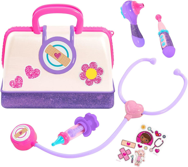 Disney Junior  Toy Hospital Doctor'S Bag Set, 7-Piece Dress up and Pretend Play Doctor Kit, Kids Toys for Ages 3 up by