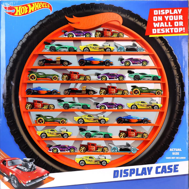 Hot Wheels Collector Case – Durable Die-Cast Car Storage Organizer with Handle for 1:64 Scale Vehicles – Holds up to 50 Cars – Portable Display and Carry Case for Kids and Collectors