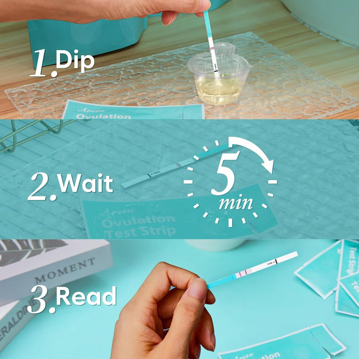 Ovulation Test Strips Kit: 30 Tests | Accurate & Reliable for Women | Fast & Convenient Fertility Tracking | High Accuracy Ovulation Test Kit