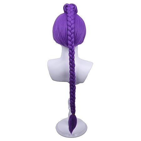 Kids Purple Braid Wigs Long Light Purple Wig for Girls Children Lavender Purple Wig Daily Party Halloween Costume Wigs